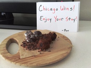 2 A sweet Chicago inspired treat as an example of oustanding customer service
