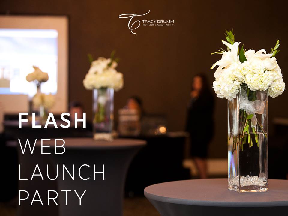 FLASH web launch party